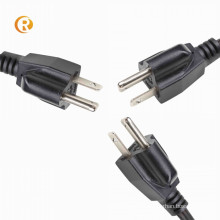 USA/EUR/AU /UK power plug 3 cores 18AWG 1m American standard black jacket power plug